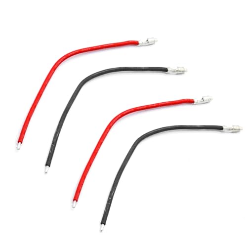 RC Car Upgrade Parts for Neebrc 370 380 390 540 550 775 795 Silicone Wire 4.0mm Male Plug Connection Cable Brushed Motor Electronic Speed Controller