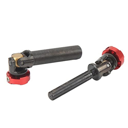 Universal Drive Shaft, Long Lasting Reliable Stainless Steel Driveshaft for 1/10 1/14 Scale RC Cars and Trucks 70-90mm, Durable Upgrade for RC Enthusiasts Off-Road Racing and Crawling