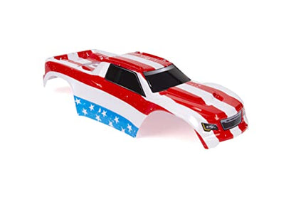 Custom Body USA Flag Style Compatible for V1 Traxxas Maxx 1/10 4X4 4WD Truck Shell Cover(Truck not Included) MX-F-01