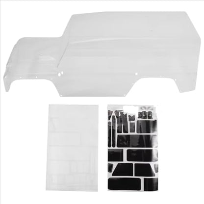 RC Spare Part Compatible with Traxxas for TRX-4 1/10 Remote Control Crawler Car Upgrades Parts Accessories 324Mm Wheelbase Clear Body Shell Kit
