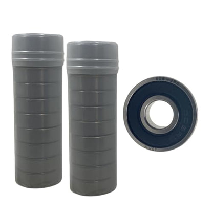20Pcs 608-2RS Bearings 8x22x7mm Double Rubber Sealed Micro Deep Groove Ball Bearings, Suitable for Skateboard Rollers, 3D Printers, Etc