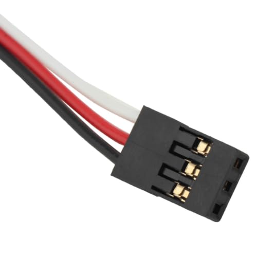 Healifty 10pcs 300mm Servo Extension Lead Wire Cable for Futaba Rc Plane and Helicopter Servo Connection, Sturdy Hard Plastic and Copper Wire Extension Cable Kit