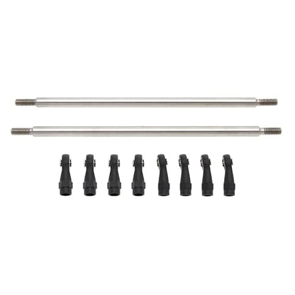 MEUS RACING 1/10 Links Steel Chassis Links Kit for Traxxas TRX4 Axial SCX10 Tamiya CCO1 Redcat Gen8 1/10 RC Crawler (125mm) - size: 125mm