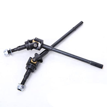 RC Front Steel Drive Shaft, CVD Drive Axles Compatible with SCX10 II 90046 90047 1/10 RC Car Model