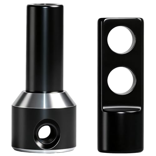 RC Stealth Magnetic Body Post for 1/24 1/28 RC Car, 2 Sets One/Two-Way Adjustable Magnetic Clamps, 2 Horizontal Aluminum Columns with 6 Chamfered Screws and 8 Magnets, TG Chassis Upgrade DIY Kit