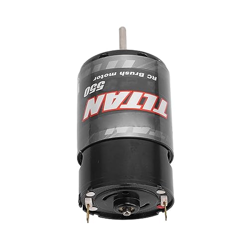 Changor 550 Motor High Speed RC Brushed Motor with Reduction Gearbox for 1/14 1/10 RC Crawler DIY (35T) - size: 35T