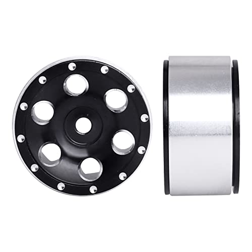 1.0 Beadlock Wheels 1" Micro Wheel Rims for All 1/24 Scale Axial SCX24 RC Crawler Car Upgrades Accessories