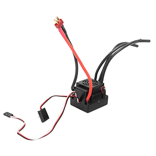 Waterproof 120A Brushless ESC for RC Car, Remote Control Car Brushless ESC with Programming Card, High Performance RC Accessory for 1/8 and 1/10 Scale, Compatible with