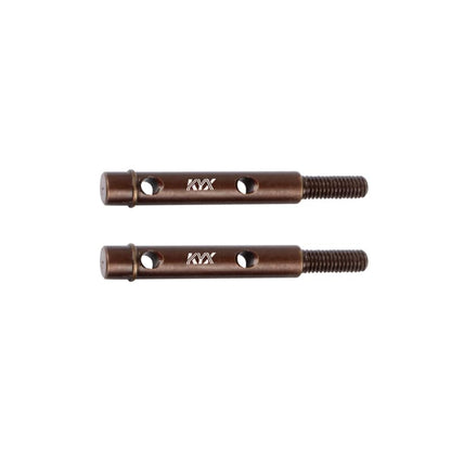 KYX Racing Hard Steel Front Rear Portal Stub Axle Drive Shaft for 1/18 RC Crawler Car Axial UTB18 Capra Unlimited Trail Buggy
