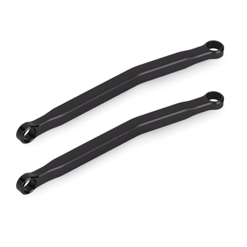 Aluminum High Clearance Chassis Links for 1/30 Axial SCX30 RC Crawler Car Upgrade Parts (Black) - color: Black