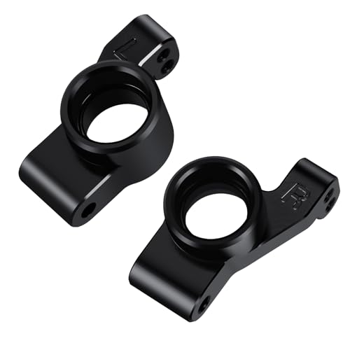 Micro-B Aluminum Alloy C Block Caster Blocks C Hubs, Front Steering Knuckles Spindles, and Rear Hubs Compatible with 1/24 Buggy Losi Micro-B RC Car Truck Upgrade Replace Parts