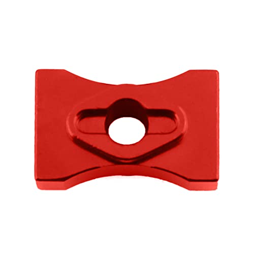 kingsea RC Metal Lock Straight Shaft Differential Posi Locker Spool Upgrade Parts Compatible with Team Associated DR10 Drag Race Car (Red) - color: Red