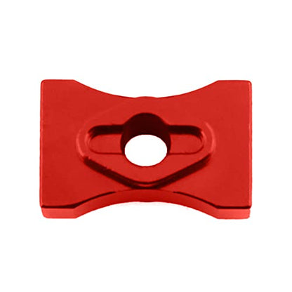 kingsea RC Metal Lock Straight Shaft Differential Posi Locker Spool Upgrade Parts Compatible with Team Associated DR10 Drag Race Car (Red) - color: Red