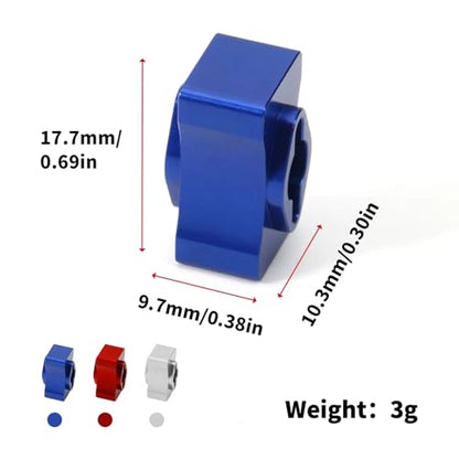 RC Upgrade Parts for Team Associated DR10 No Prep RC Drag Car Metal Differential Lock Differential Locker Spool Upgrade Parts Accessories(Blue) - size: Blue