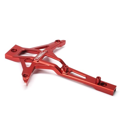 TREAL Aluminum 7075 Front Chassis Brace for 1/10 Maxx and 1/8 Maxx Slash(Red) - color: Red