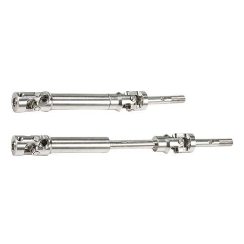 RC Car Transmission Shaft for Slash for Rustler for Stampede for Hoss HQ727 1/10 4Pcs Transmission Shaft Front Rear Drive Shaft Universal Joint Driveshaft RC Truck Upgrade Car Parts