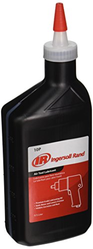 Ingersoll Rand 10P Edge Series Premium Air Tool Oil | Formulated to lubricate pneumatic tools for reliable operation and extended service life, 0.5L bottle - style: 10P - One Pint Bottle
