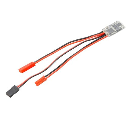 10A Brushed ESC 1-3S Two Way Motor Speed Controller with Brake/Without Brake 1A BEC for RC Vehicle Car Boat Model(Two Way no Brake 2pcs) - color: Two Way No Brake-2pcs