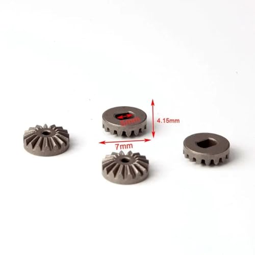 Heavy-Duty Metal Differential Gear Set 30T Ring 12T Pinion for WL 144001 124019 144010 1/12 1/14 RC Car Upgrade Parts