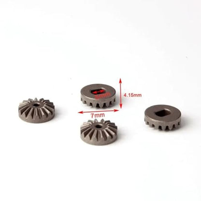 Heavy-Duty Metal Differential Gear Set 30T Ring 12T Pinion for WL 144001 124019 144010 1/12 1/14 RC Car Upgrade Parts