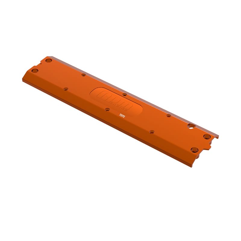 GPM High End 7075 Alloy Center Skidplate for Traxxas 1/8 6S Maxx Slash (Orange) - color: Orange