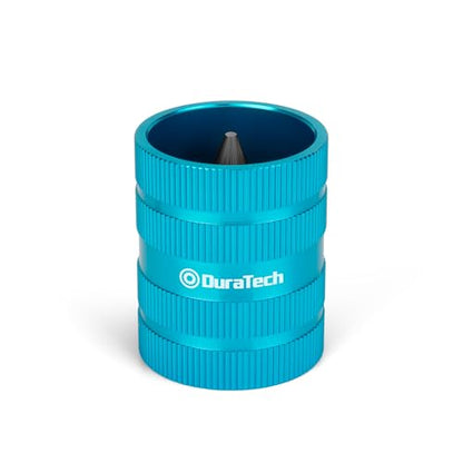 DURATECH Inner & Outer Tubing and Pipe Reamer, Pipe Deburring Tool | Pipe Blevering Tool, Ideal for Copper, Stainless Steel, PVC, Brass, Aluminum, Soft Metal Pipes from 1/4" to 1-1/4" O.D. - size: Small