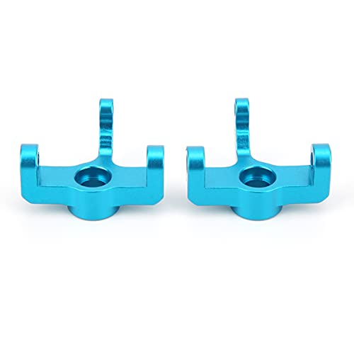 Keenso so RC Car Hub Carrier, Aluminum Alloy Steering Hub Carrier Knuckle LeftRight Upgrade Parts Fits for WLtoys 114 144001 RC Car (1251BBlue)