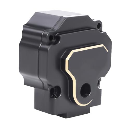 Black Coating Brass Transmission Gearbox Shell Housing for 1/32 RC Crawler Redcat Ascent-32 Replace Upgrade Parts