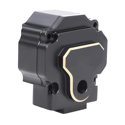 Black Coating Brass Transmission Gearbox Shell Housing for 1/32 RC Crawler Redcat Ascent-32 Replace Upgrade Parts