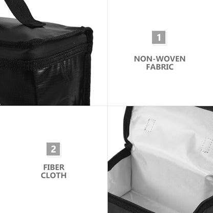Outanaya Fireproof Lipo Charging Bag for Rechargeable and Lithium Batteries Battery Protective Case with High Temperature Resistance PVC and Non-Woven Fabric Material and Transport