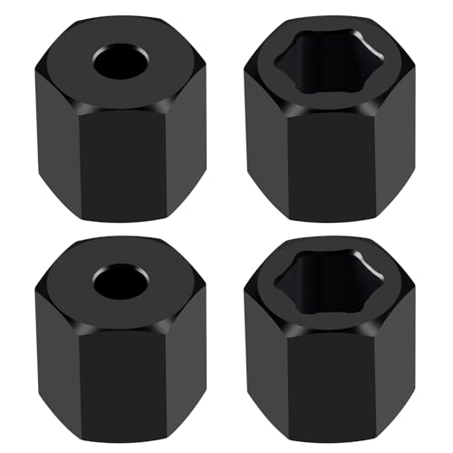 7mm to 12mm Wheel Hex Hub Adaptor for 1/16 Losi,1/16 Summit, E-Revo RC Car(12mm)