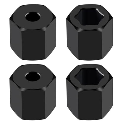 7mm to 12mm Wheel Hex Hub Adaptor for 1/16 Losi,1/16 Summit, E-Revo RC Car(12mm)