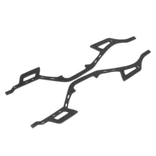 RC Car Chassis Frame for SCX10 II SOA Built Trail 1/10 Carbon Fiber for LCG for Chassis Kit RC Crawler Car Truck DIY Upgrade Parts(Frame Rails) - color: Frame Rails