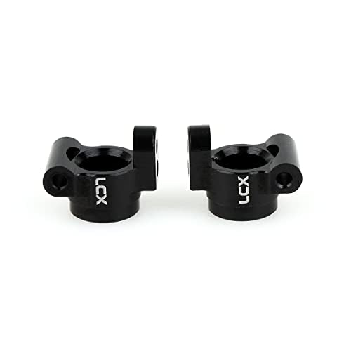 LCX Racing RC Car CNC Machined Aluminum Rear Hub Set for LOSI 1/16 Mini-B Buggy 1/18 Mini-T 2.0 Stadium Truck, Upgrades Parts Accessories