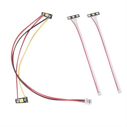 RC Front Rear Lamp Group Compatible with LDRC LD1802 1/18 RC Car Spare Parts Upgrade Accessories RC Car Front and Rear Light Lighting System RC Accessory