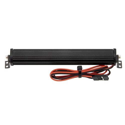 MEUS RACING RC Car LED Lights Roof Light Bar Kit - 1/10 1/8 Scale RC Crawler Upgrades for Axial SCX10, Wraith, Traxxas TRX4, TRX6, Redcat Gen8 (95mm, 9 Beads) - size: 95mm, 9 Beads