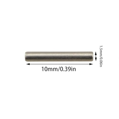 50PCS Silver 1.5x10mm Dowel Pin Hex Wheel Hub Nut Pin Spare Parts for RC Car