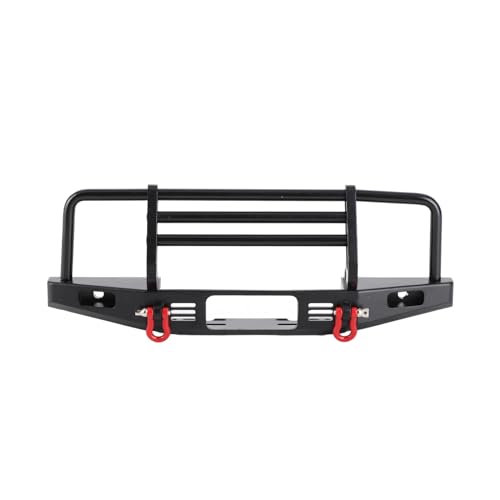 1 10 RC Crawler Adjustable Metal Front Bumper Heavy Duty Collision Accuracy Upgrade Parts Replacement Accessory for Axial SCX10 II 90046 90047 Defender Vehicle