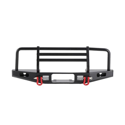 1 10 RC Crawler Adjustable Metal Front Bumper Heavy Duty Collision Accuracy Upgrade Parts Replacement Accessory for Axial SCX10 II 90046 90047 Defender Vehicle