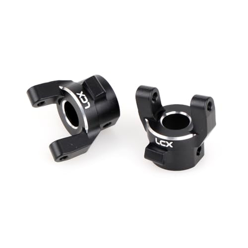 LCX Racing 1/10 RC Crawler Car CNC Aluminum Front Axle Steering Knuckle C Hub Carrier Set L/R for Axial SCX10 PRO, Upgrades Parts Accessories