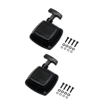 Pull Start Starter Aluminum Core 2pcs | for 1/5 23cc 26cc 29cc 30.5cc Zenoah CY Engine for 1/5 Hpi Rofun Rovan KM Baja 5B 5T 5SC Losi 5ive T Truck Rc Car Parts