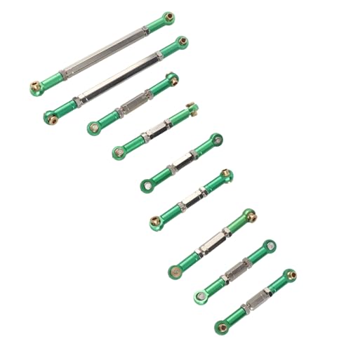 Metal Steering Linkage Rods Set, High Strength Durability Upgrade, RC Parts for FY 01 02 03 04 05 07 12428 12423 Q39 Model Car Truck