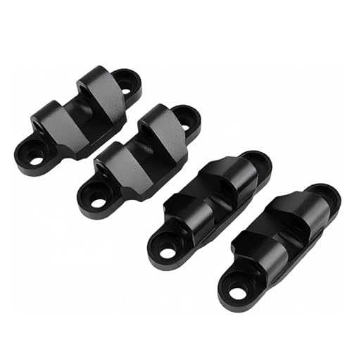 Lower Shock Mount for Losi 1/18 Mini LMT 4X4 RC Monster Truck (Black) | Aluminum,Monster Truck,Suspension Mount Set,Upgrade Parts,LOS211044 Compatible,LOS01026 Compatible,CNC Machined,High Strength - color: Black