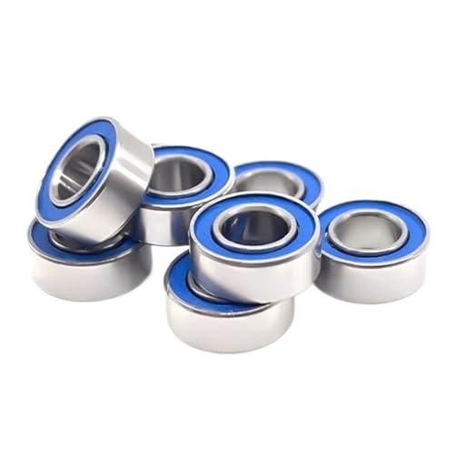 MR84RS Bearing 10PCS 4x8x3 mm Electric RC Car Truck MR84 RS 2RS Ball Bearings MR84-2RS Blue Sealed(695RS 5x13x4) - size: 695RS 5x13x4