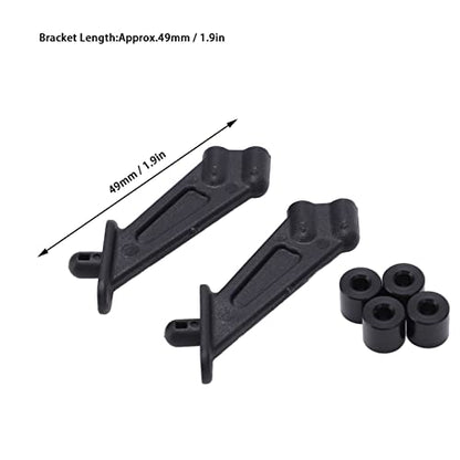 Generic RC Rear Wing Mount High Strength Plastic Bracket for ZD Racing 7531 1/10 RC Desert Off Road Vehicle with Enhanced Downforce Improved Handling Easy Installation