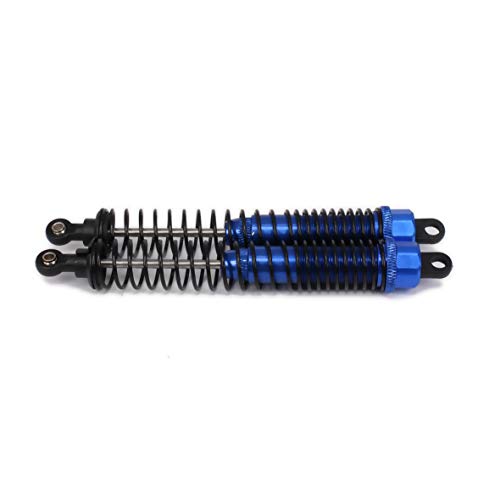 Shock Absorber Damper 130mm Oil Adjustable Alloy Aluminum for RC Car 1/10 Crawler Truck Upgraded Hop-Up Parts HPI HSP Traxxas Losi Axial Tamiya Redcat Himoto Losi(Dark Blue) - color: Dark Blue