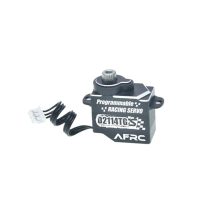 11G Programmable Micro Super Mute Metal Steering Servo RC Parts for Mini Z 1/28 1/24 RC Car RC Fixed-Wing Airplane Aircraft, Robot, RC Helicopter (ZH1.5 Plug, Black)