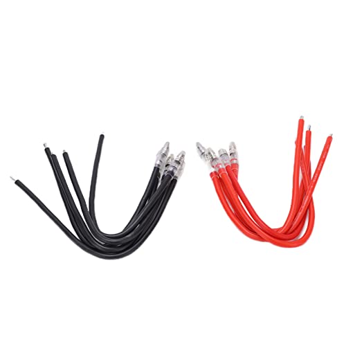 10pcs RC Motor Cable Set with le 16AWG Silicone Wire Banana Plugs Connector S Extension Cable for B Motor Soft Not Easily Break Ideal for RC Motor Connection