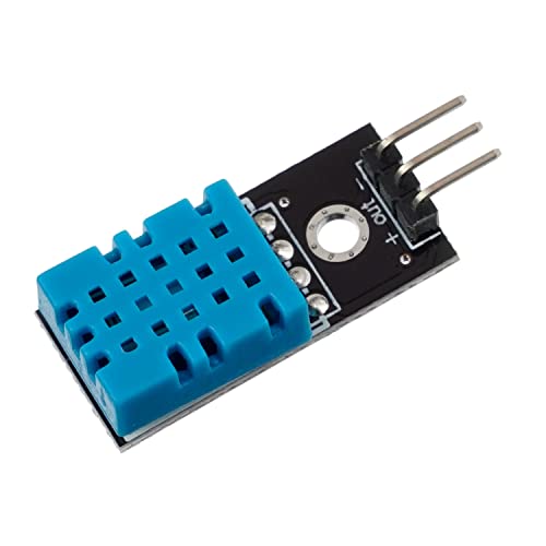 BOJACK DHT11 Temperature Humidity Sensor Module Digital Temperature Humidity Sensor 3.3V-5V with Wires for Arduino Raspberry Pi 2 3 (Pack of 2) - size: DHT11