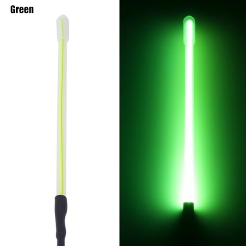 1/10 RC Car Light,LED Light Bar, Taillight,Flexible Strip Tube Whip Light,Antenna Lights for 1/8 Tamiya Losi HPI Rustler Axial TRX4 SCX10 Car Truck Crawler Upgrade Parts (Green) - color: Green